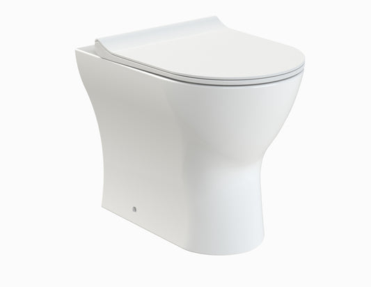 Nuie Freya Rimless Back to wall Toilet & Soft Close Seat