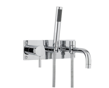 Hudson Reed Tec Single Lever Wall Mounted Bath Shower Mixer Tap
